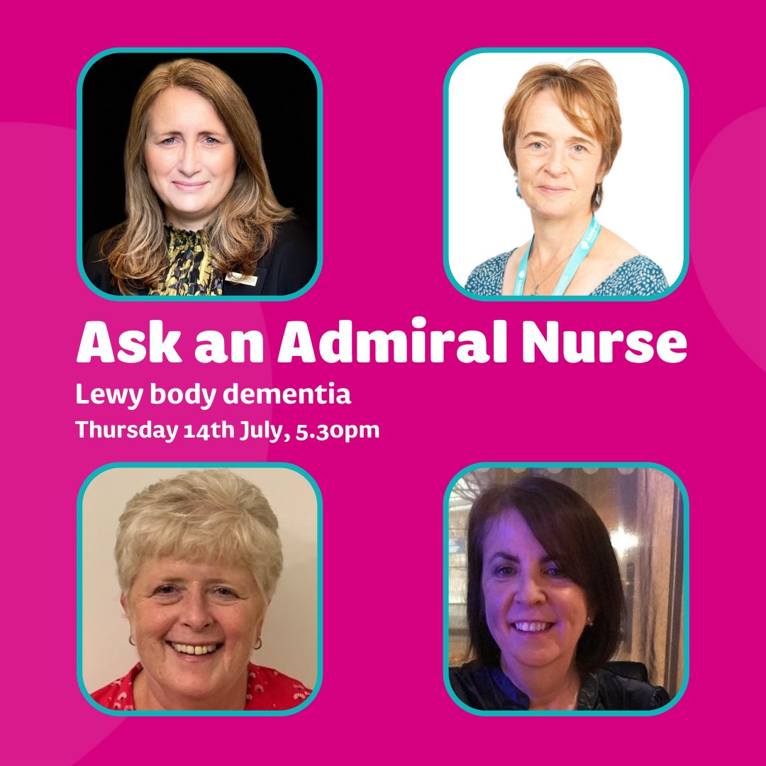 We're pleased to announce our next #TwitterSpace takes place on Thursday 14th July at 5.30pm! <a href="/viclyons/">Vic Lyons RMN, MSC ( Health Care Leadership)</a> will be joined by @raheli01, @jc_cannon13 from <a href="/lbsorg/">Lewy Body Society</a>, and <a href="/chris40781/">Chris Maddocks</a> to discuss Lewy body dementia. Set a reminder or join the Space live here: x.com/i/spaces/1zqKV…
