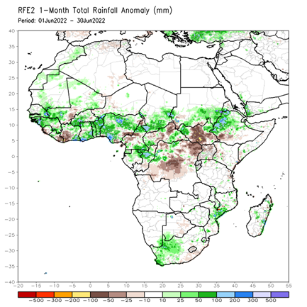 philklotzbach's tweet photo. One reason for active Atlantic #hurricane seasonal forecast from CSU is due to robust West African monsoon so far. Stronger easterly waves and more conducive upper-level winds for hurricanes in the tropical Atlantic are typically associated with active monsoon https://t.co/eexgk0d8xV