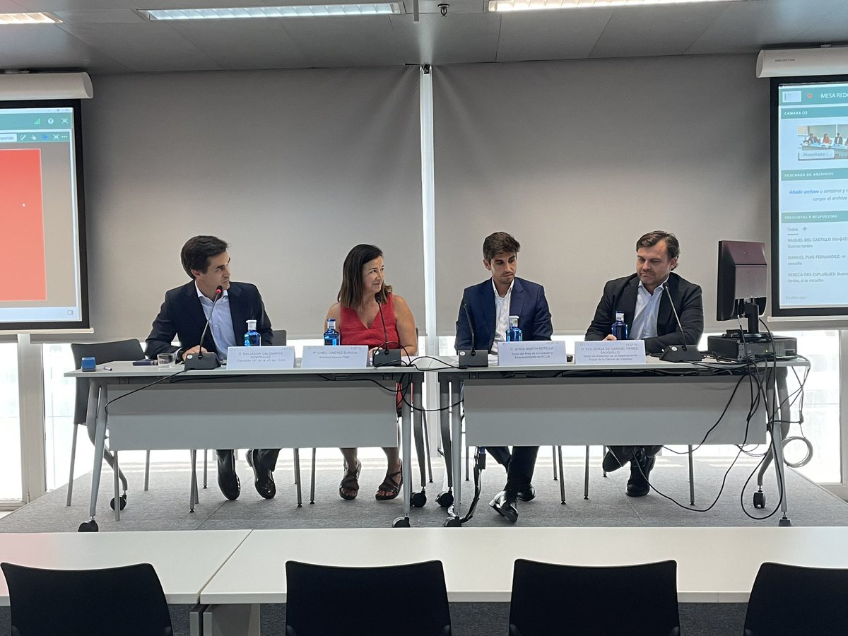 La FEBF ha participado en la Mesa Redonda: “La inminente aprobación de mejoras fiscales y legales para las Startups” organizado junto con el <a href="/ICAV_abogacia/">ICAV abogacia</a> 

La Mesa Redonda ha contado con la participación de @Andersen_ES y <a href="/ECIJA/">ECIJA</a> 

#FEBF #startups #innovación #emprendimiento