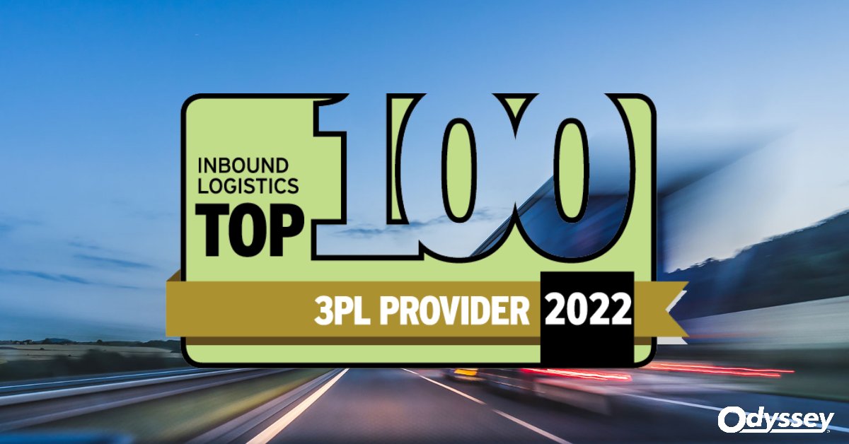 Odyssey Logistics is proud to be named to @ILMagazine's Top 100 3PL list. bit.ly/3IjHRbi #odysseylogistics #supplychain #technology #logistics #top3pl