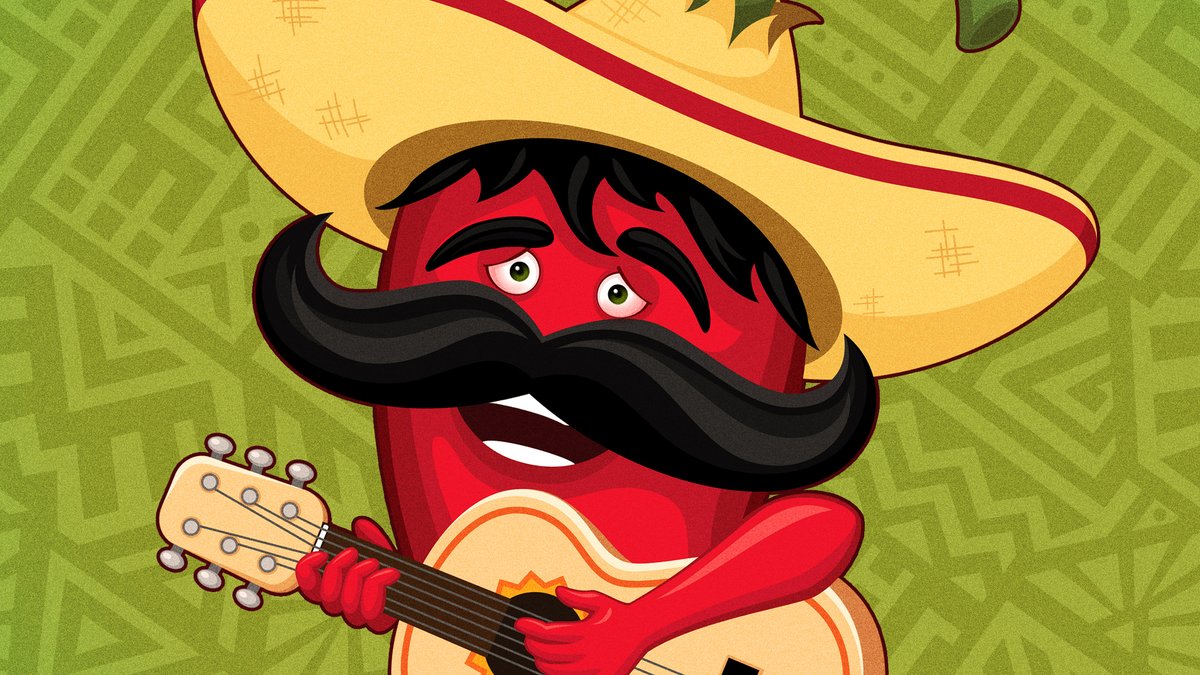 TheOnion's tweet photo. Logo Of Singing Jalapeño Has Pain Behind Eyes https://t.co/Lgty9rG9CC https://t.co/JzPJwyOtqt