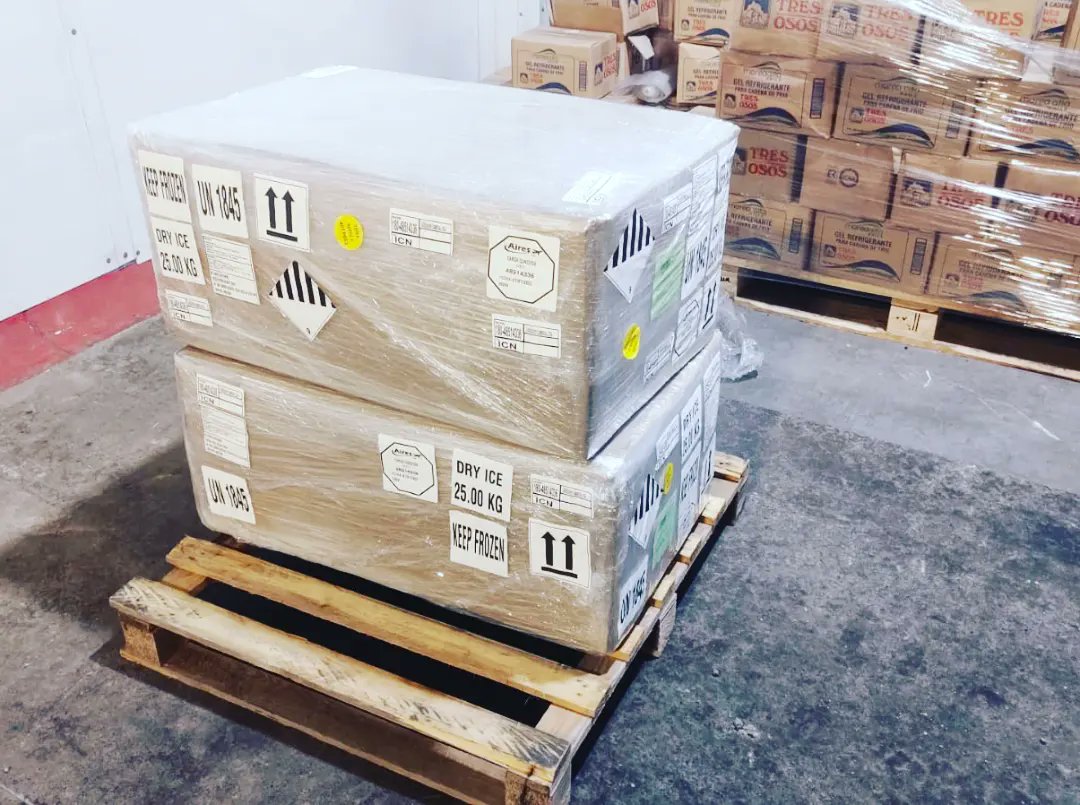 Controlc_chile's tweet image. Gracias a nuestro cliente @agrosuper por confiar una vez más en nuestros servicios, embarque de carne congelada, destino Inchon, Corea del Sur 🇰🇷 #comex #Aeropuerto #agrosuper #embarque