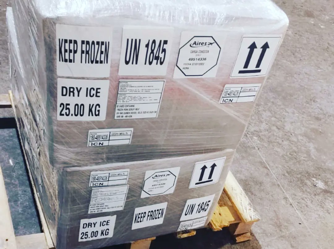 Controlc_chile's tweet image. Gracias a nuestro cliente @agrosuper por confiar una vez más en nuestros servicios, embarque de carne congelada, destino Inchon, Corea del Sur 🇰🇷 #comex #Aeropuerto #agrosuper #embarque