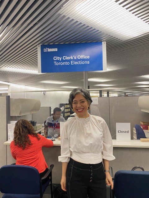 Excited to share personal news. Just registered to run for #Toronto city council in #DavenportTO Ward 9. Thanks for all the support &amp; encouragement. Follow my campaign <a href="/BravoDavenport/">Alejandra Bravo</a> #TOpoli
