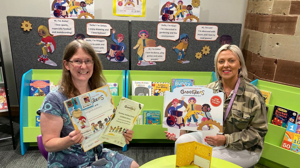 Only two more sleeps until the #SummerReadingChallenge begins across libraries in Staffordshire!

Head to YOUR local library from Saturday 9 July and start your summer reading journey!

#DiscoverYourLibrary #Gadgeteers