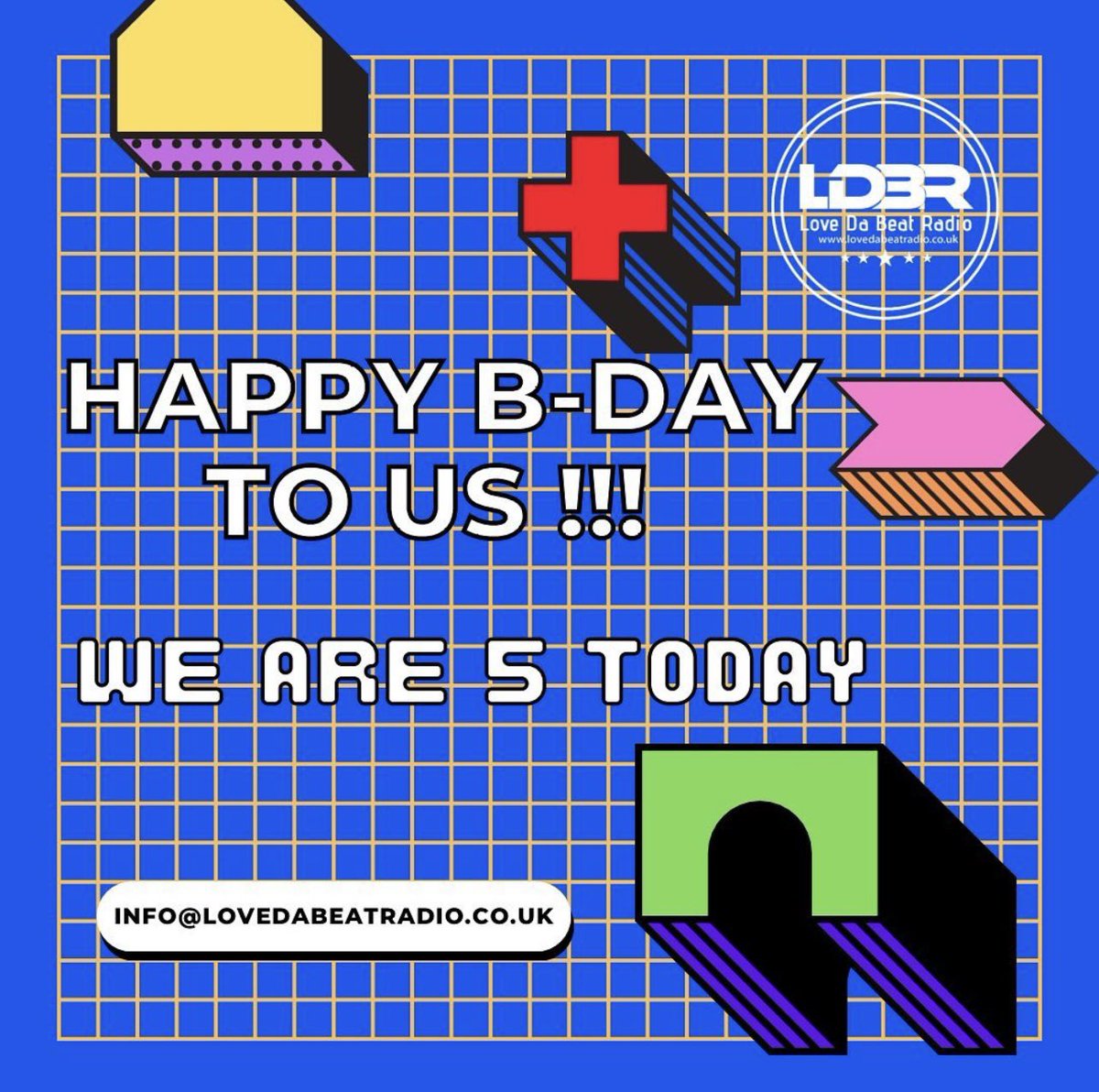 It’s our 5th birthday today 🎉🎂🎈#HappyBirthday