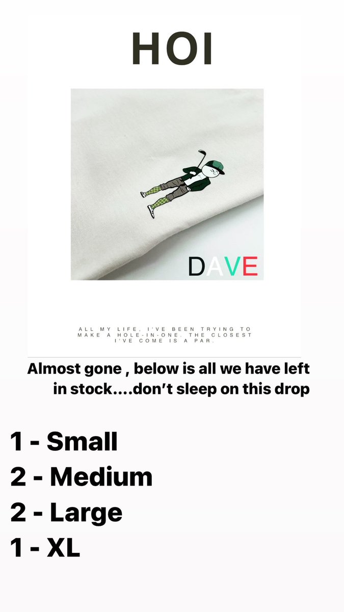 Almost sold out 🙌🙌