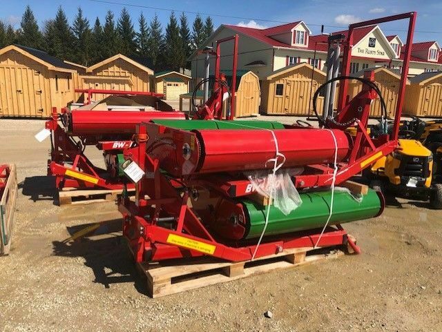 IronInventory's tweet photo. 2022 BRAND NEW FARM KING  3 POINT HITCH BALE WRAPPER.
he bale wrapper BW150 is a static machine connected to the tractor using 3-point hitch and powered by the hydraulic motor of the tractor PTO. Power required for tractors minimum 30 HP.  Contact Sales @ 519-922-2108 https://t.co/nW0yRvoVNu