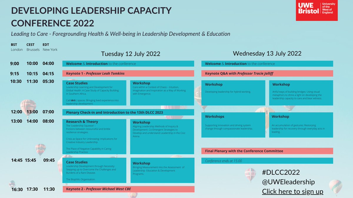 Still time to register for the FREE online Developing Leadership Capacity Conference!

Register here: bit.ly/395gyEk

#DLCC2022