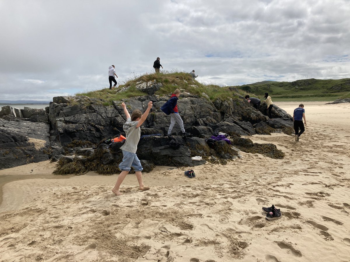 🌞TBUC Synergy Camp-Day 2🌞
We had a fantastic trip to Doagh Famine Village.We learnt about life in old Ireland, the famine and the troubles and seen an Orange Hall. The best parts were definitely the Safe House and the Haunted House.
We also had a quick trip to the beach nearby!