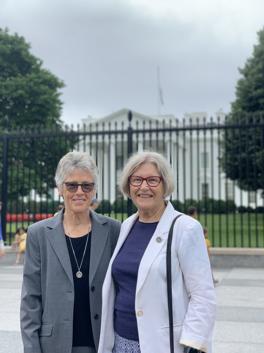 Sr. Simone Campbell (@sr_simone) on Twitter photo Excited to be at the <a href="/WhiteHouse/">The White House</a> for today’s Presidential Medal of Freedom ceremony with Sr. Maribeth Larkin, General Director of <a href="/service_sisters/">Generalate - Sisters of Social Service</a>, lifting up our community’s advocacy for peace and justice for the common good Excited to be at the <a href="/WhiteHouse/">The White House</a> for today’s Presidential Medal of Freedom ceremony with Sr. Maribeth Larkin, General Director of <a href="/service_sisters/">Generalate - Sisters of Social Service</a>, lifting up our community’s advocacy for peace and justice for the common good