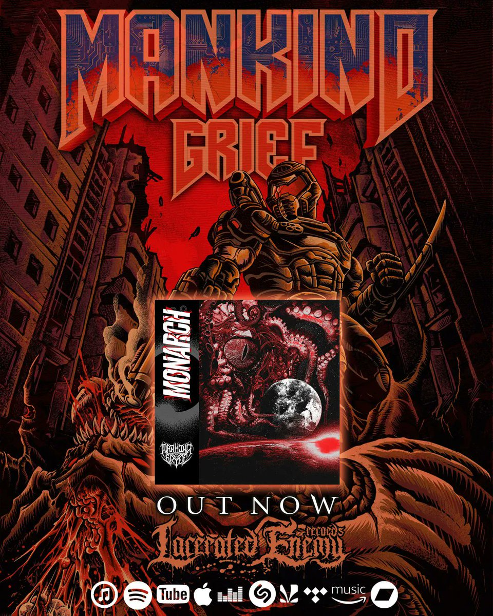 🛸 𝙈𝙊𝙉𝘼𝙍𝘾𝙃 𝙊𝙐𝙏 𝙉𝙊𝙒 🛸

Our new album "MONARCH" available on all streaming platforms and also in Digipack CD, Jewel case CD and Vinyl (coming later this year) via @laceratedenemyrecord 🔥👽

Hit the link in our bio to stream and purchase the album!! 🛸🛸