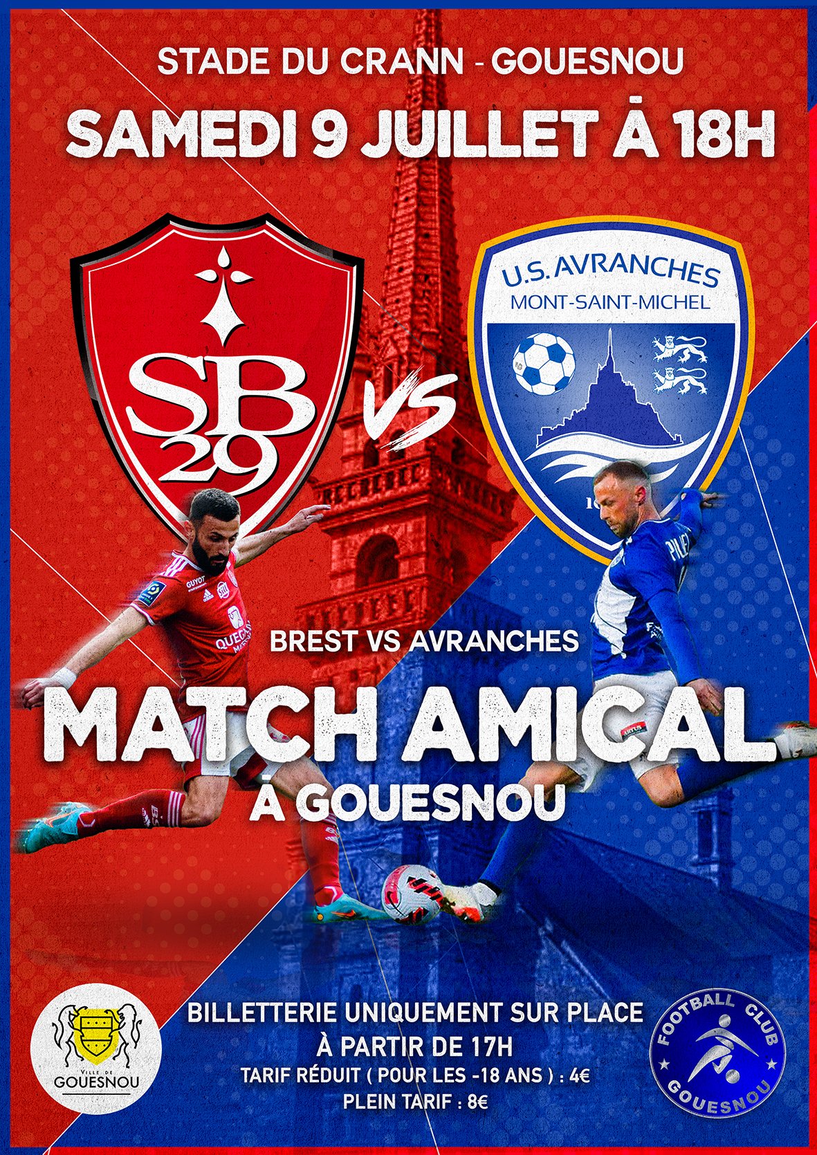 Stade Brestois 29 on Twitter: "🔴⚪💪𝟭𝗲𝗿 𝗺𝗮𝘁𝗰𝗵 𝗱𝗲 𝗽𝗿𝗲́𝗽𝗮𝗿𝗮𝘁𝗶𝗼𝗻 𝗱𝗲𝘀