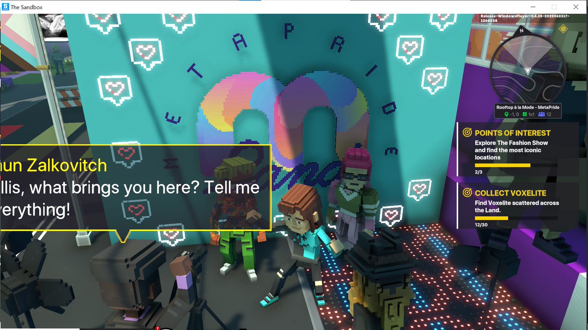 SandyFromTheBox's tweet photo. Hello people! 

I just participated in the #BelongingWeek at #TheSandboxGame with the challenge of #FindThePhotobooth

See you on the #Metaverse! https://t.co/c05109oF9g