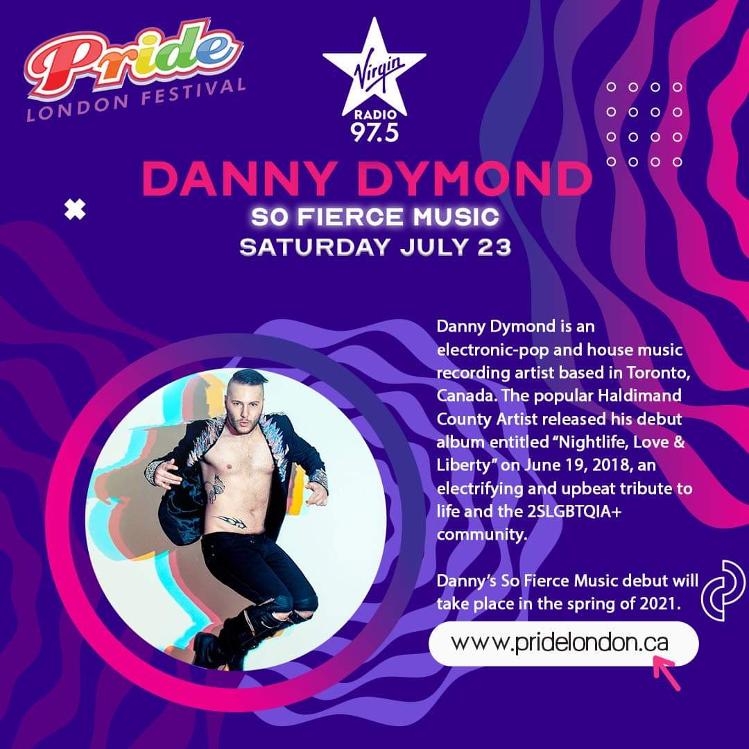 We loved @dannydymond so much from his music, music videos and passion for his art that we had to have him perform for #ldnont   This year @virginradiolondonca and <a href="/prideldnfest/">Pride London Festival</a>  proudly present Danny Dymond; live in Victoria Park!  @tourismlondon  @sofiercemusic #dannydymond