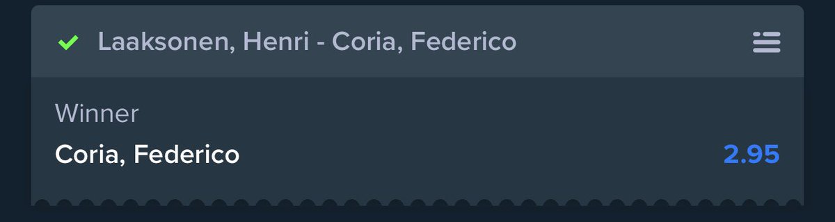 GaelenBet's tweet photo. Fedde Coria ML 2.95 LIVE
LIKE 💚 if tailing
#FeddeFighter https://t.co/JELoOsdV3x