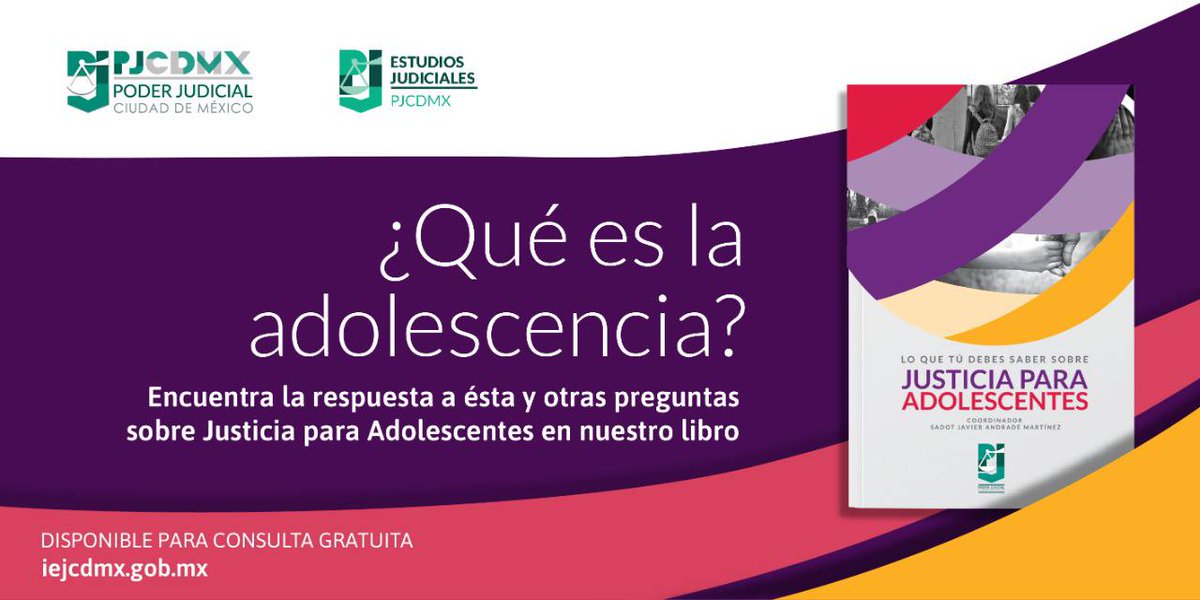 IEJdifusion's tweet photo. ¿Los adolescentes tienen derechos especiales? Consulta de forma gratuita el libro "Lo que tú debes saber sobre justicia para adolescentes" en el siguiente enlace https://t.co/qlH99YopLV https://t.co/0gAWg2BTif