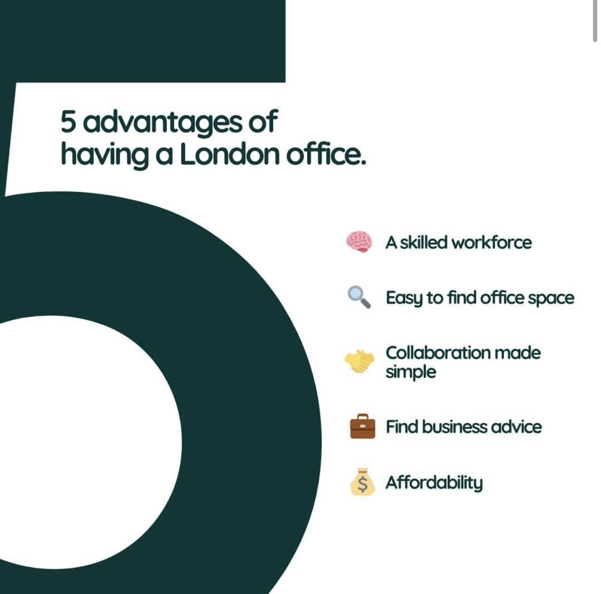 London, the UK’s largest hub for business. Proven to be a brilliant destination for office space to rent, with plenty of advantages brought right to your doorstep👏🏼💻