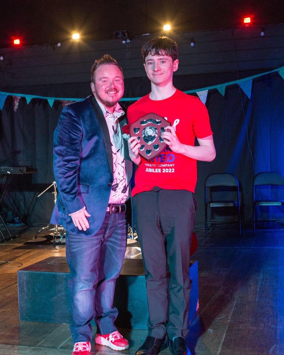 Inclusive Performing Arts Shields - 2022

Congratulations to the Inclusive Performing Arts Shield Winners for 2022 - Daniel Campbell - (Junior Shield) and Berni Ashworth - (Adult Shield). An incredible achievement and very deserved. #awards #proud #shield #inclusivetheatre