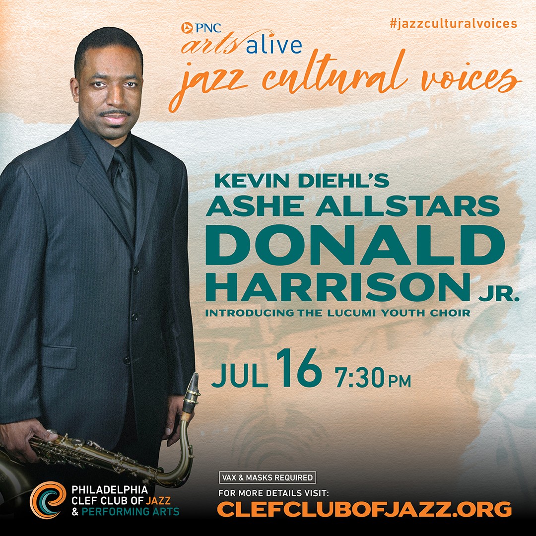 SonicLib's tweet image. In this installment of the “Jazz Cultural Voices” concert series, saxophonist Donald Harrison joins Kevin Diehl and the Ashe All Stars celebrating Afro-Cuban musical traditions and their impact on the current day. BUY TICKETS tinyurl.com/bd57hx2e