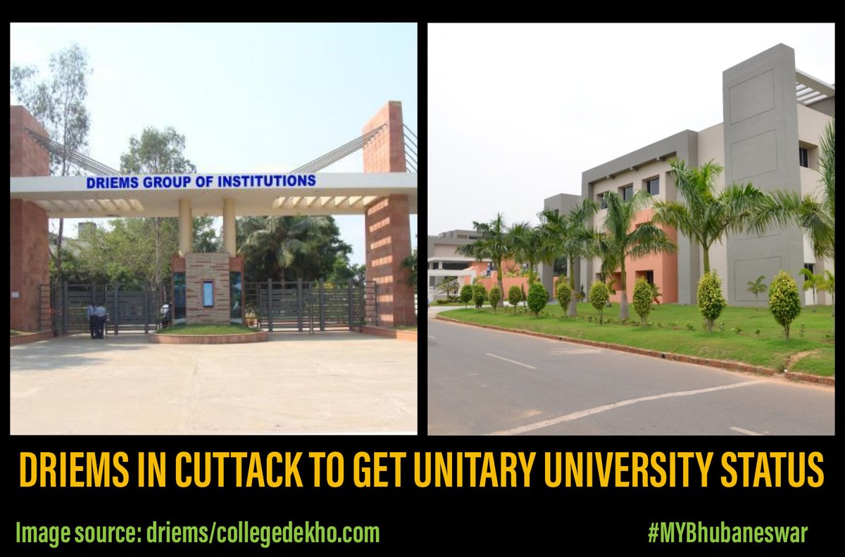 MYBBSR's tweet photo. DRIEMS IN CUTTACK TO GET UNITARY UNIVERSITY STATUS

To read more, check the link below:
https://t.co/JsaAiCSuBu

#Driems #University #Odisha #Cuttack https://t.co/1DhAb7my7v