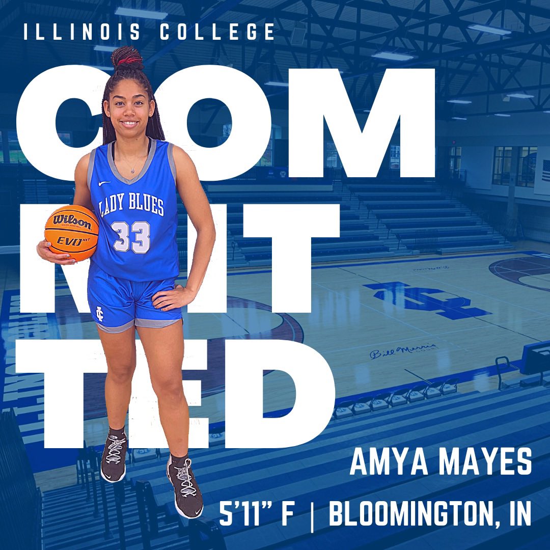 ICWBB's tweet photo. Introducing 5’11” forward, Amya Mayes, from Bloomington North HS (IN). Welcome to the squad, Amya! #ICWBB 🔵⚪️ https://t.co/PDBvkBtKWt
