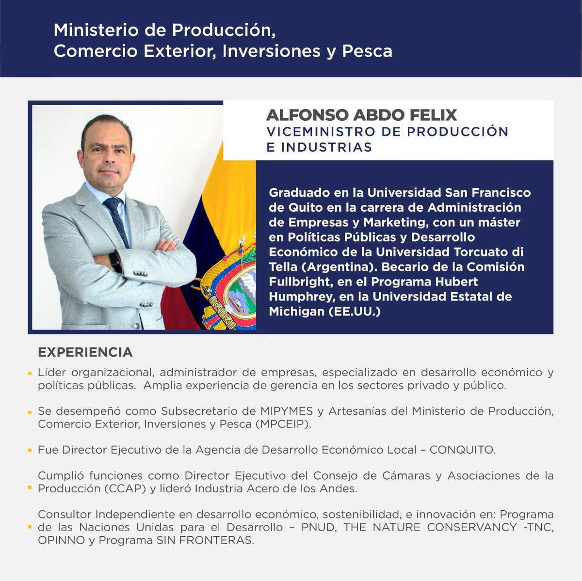 Ministerio de Producción tweet media
