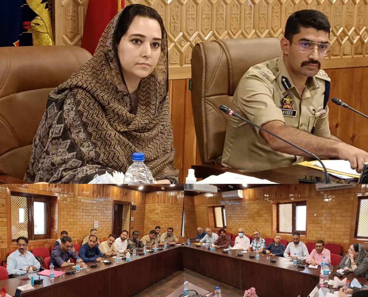 DCBaramulla's tweet photo. DM B'la Chairs District Level Committee Under NDPS at DPL Baramulla
Punitive action will be taken against serial offenders- Dr Sehrish Asgar
@OfficeOfLGJandK
@diprjk 
@PIBSrinagar 
@ddnewsSrinagar 
@DrSyedSehrish
@bhatray 
@UNODC 
@BaramullaPolice https://t.co/L2wocnmnZG