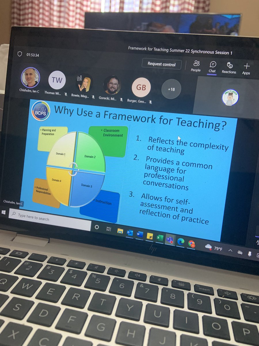 Digging into the Framework for Teaching this summer!