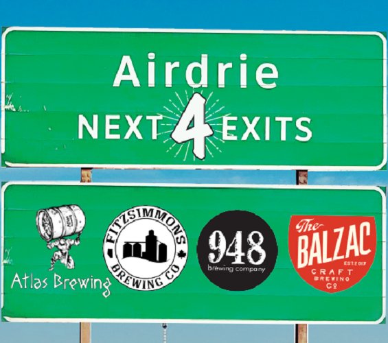 All Airdrie brewery collab is out!  Visit any Airdrie brewery to get this stone fruit saison before it's all gone!