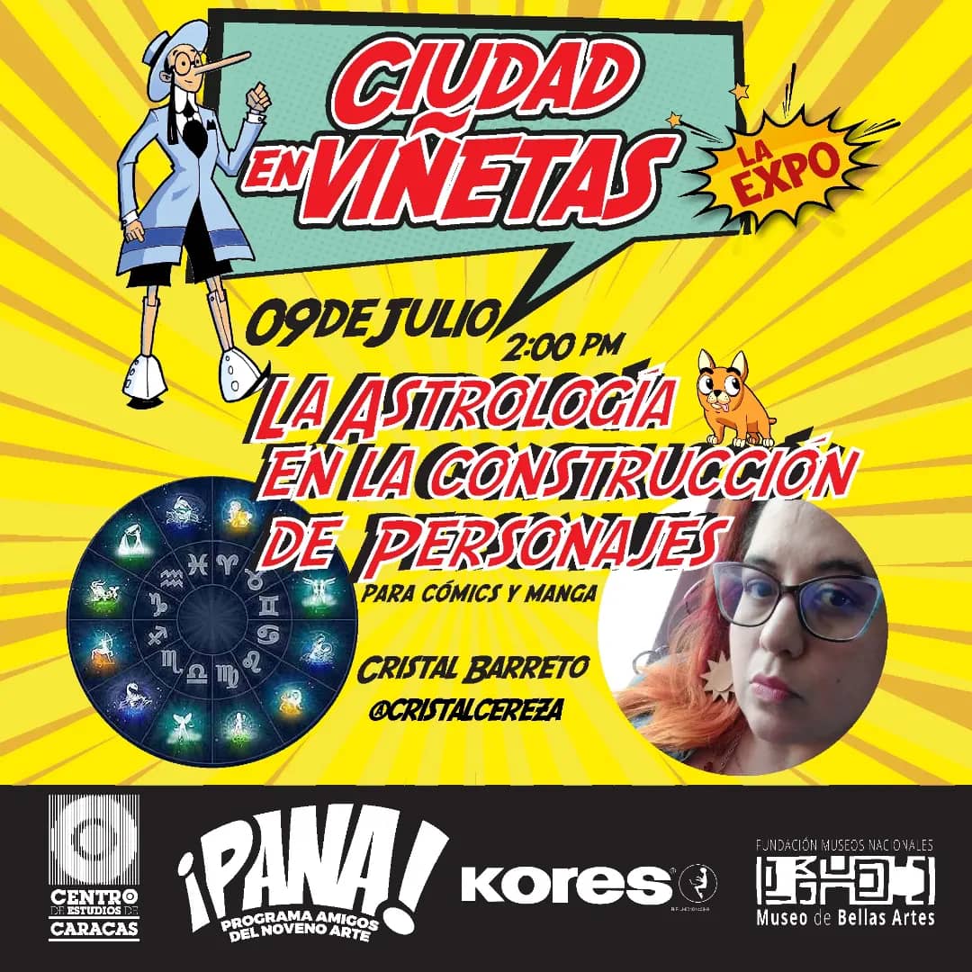 Mira lo que trae P.A.N.A. para ti este 09 de julio!!!! en <a href="/BibliotecaLPG/">BibliotecaLPG</a> 10:00am <a href="/daypuntoylinea/">Dayana Carolina</a> @gustavo76gonzalez y #laexpo en el <a href="/mbaccs/">Museo Bellas Artes</a> 2:00pm @cristalcereza #ComicsVenezuela #MangaVenezuela #HistorietaVenezuela #IlustracionVenezula #NovelaGraficaVenezuela <a href="/Kores_venezuela/">Koresvenezuela</a>