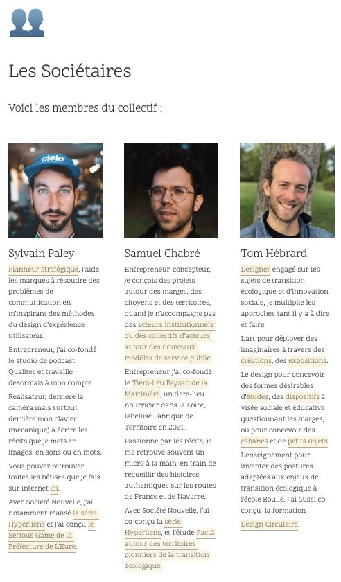 burstudio's tweet photo. 📡 info mercato : on rejoint cette belle équipe qu'est la Société Nouvelle, le collectif d’indépendants au service de l’intérêt général crée par @SylvainPaley, Samuel Chabré et @HebrardT. 

https://t.co/GEodWrByVv https://t.co/csy0D8ULk4