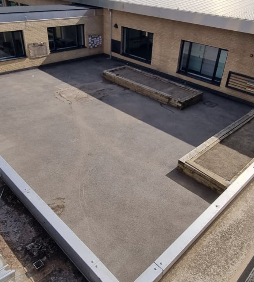 Exciting days ahead as work started on our new outside learning area yesterday. Here is a photo of the area before…