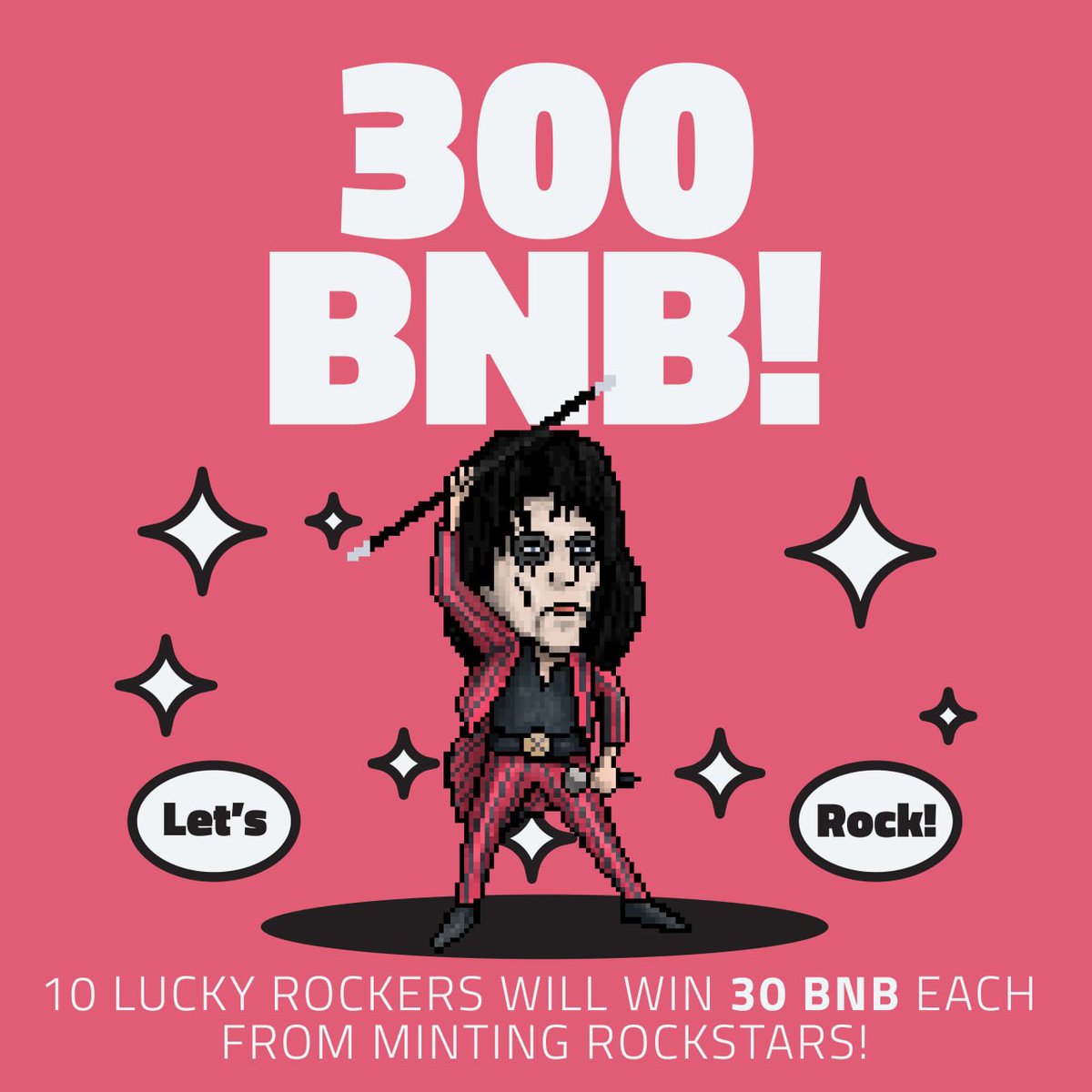 TST_Coin's tweet photo. We’re here to rock.🤘

Follow us if you’re a rocker too. 

👉 @TST_Coin 

Mint your rockstar for the upcoming Rock ‘n Roll #P2Egame and your chance to win 30-300 BNB ⚡️

#CryptoROCKS #RockstarLifestyle #BNBgiveaway #BSCmint #BSCNFT #NFTminting #CoolNFTs #NFTsROCK https://t.co/hVadZ7vXEp