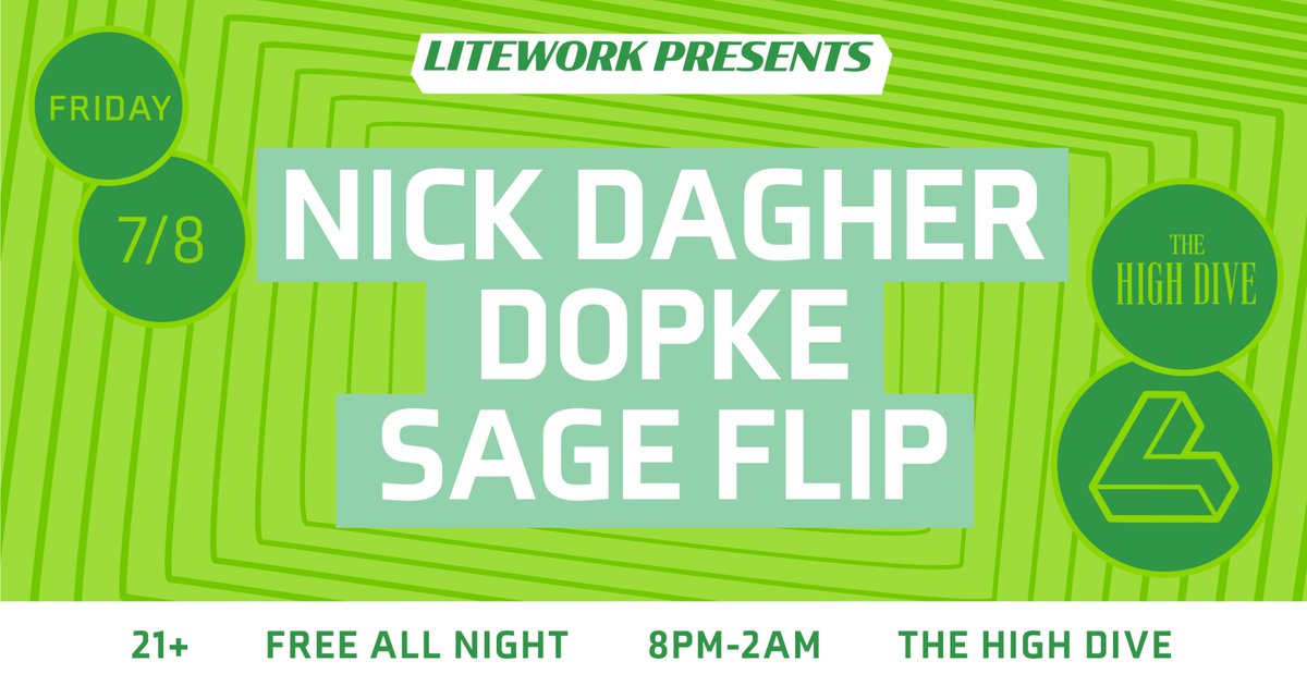 LiteWorkDET's tweet image. It’s almost the weekend! Just one day away from @NickDagher @rewuinn3 &amp;amp; #JosephDopke at the @HighDiveDetroit in Hamtramck!

Come and enjoy those patio vibes as the groove carries us all night long 

Free
21+
Doors at 8