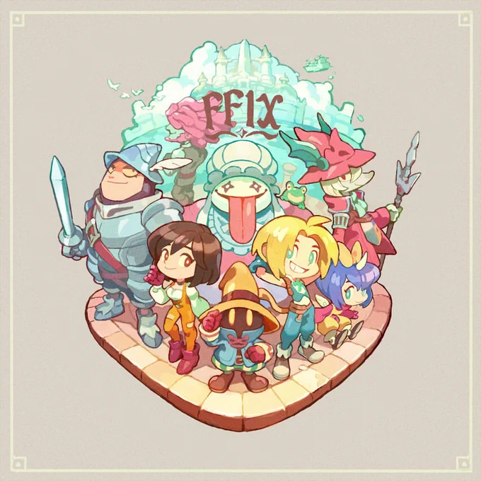 Happy 22nd Anniversary FFIX, my beloved 💛 I want to keep making art for this special game 