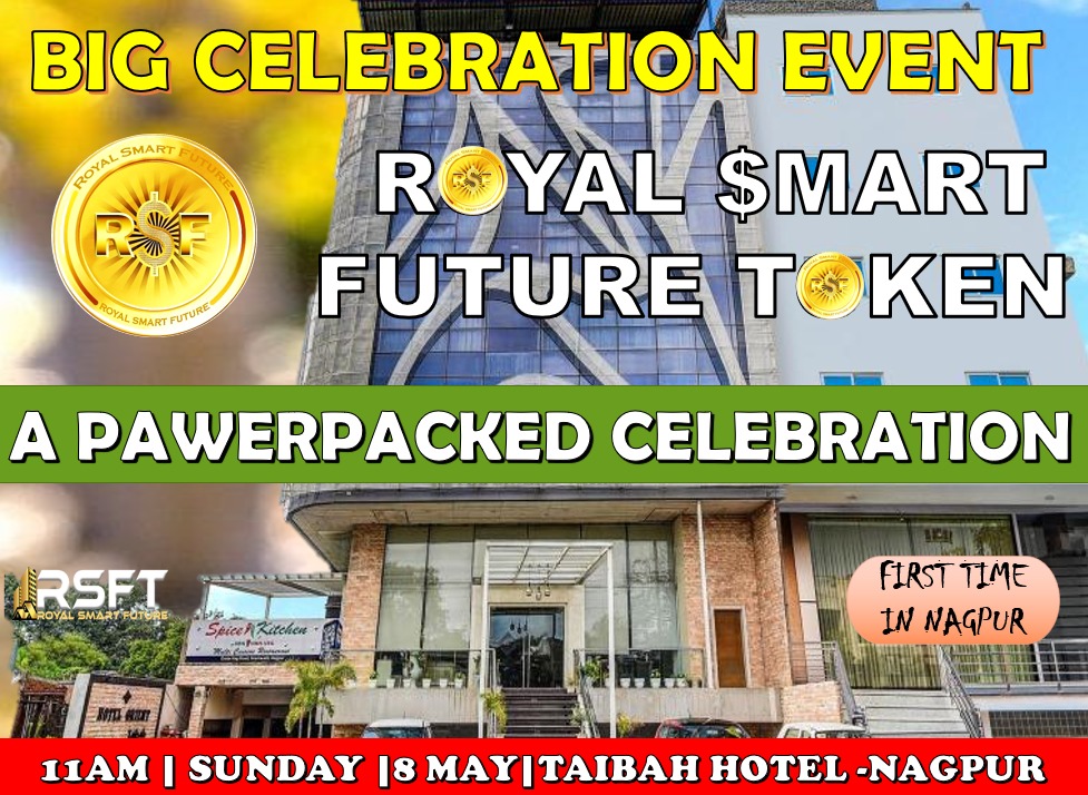 ROYALSMARTFUTU1's tweet photo. Great opportunity to all of you
BIG CELEBRATION EVENT IN NAGPUR
In Crypto World 🌍 RSF TOKEN achieve higher position
A powerpacked celebration with all rsf family
Join with us
Future is here
Jay rsf https://t.co/abb9KN9Q34