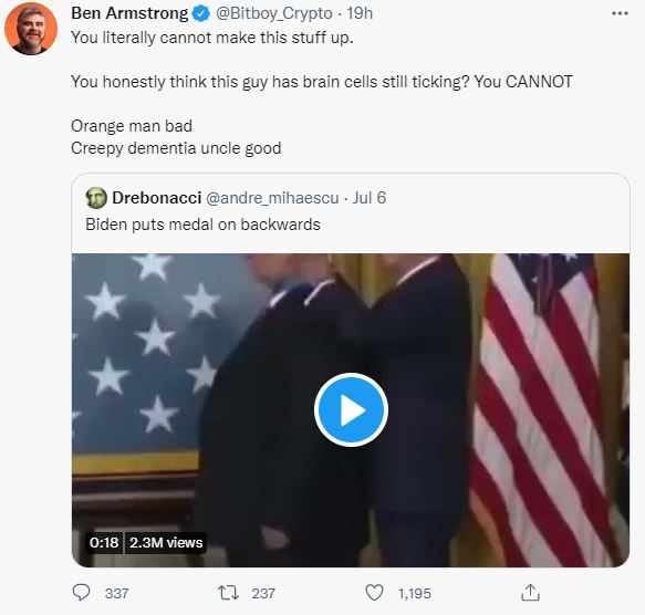 ddale8's tweet photo. "You literally cannot make this stuff up," commentator says while sharing a caption that was totally made up https://t.co/MoNESnfEUW