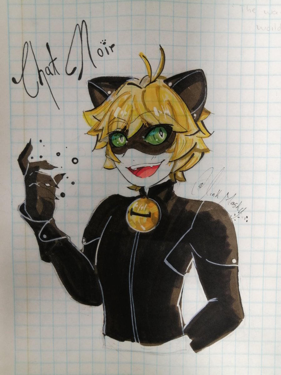 LinkMasky's tweet photo. "Miau [MLB-Chat Noir]"
Hooloo solo para que no muera otra vez la cuenta muestro al gatito
Espero y que les guste mucho, gracias 
#chatnoir #Catnoir #myart #mlb https://t.co/AiWCnFhjOb