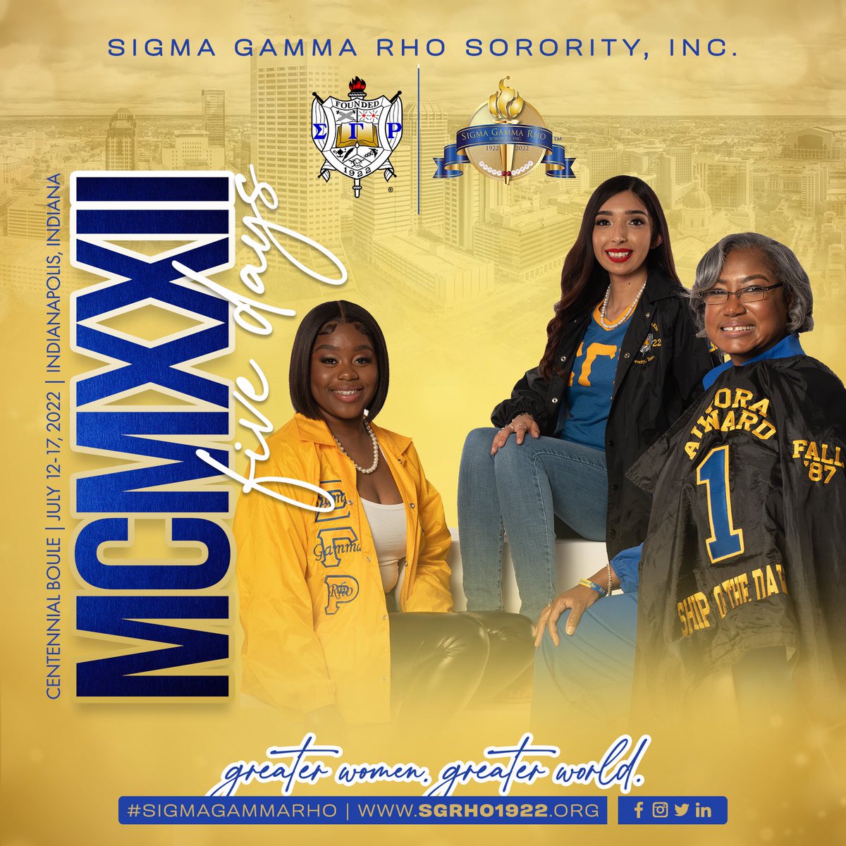 Five days until the largest event in our Sorority’s history 💙💛 

Sorors are you all packed and ready to go ?