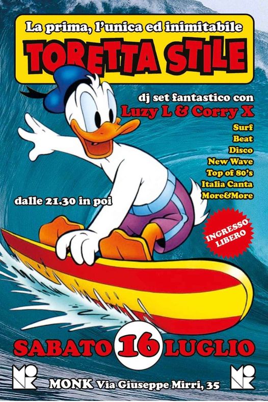 CorryBondell's tweet photo. Una bella Toretta prima della pausa estiva!
Un'onda di musica scelta tra il meglio che la musica ci ha riservato dai 60's ad oggi. Alla consolle come sempre gli inossidabili Djs Luzy L &amp; Corry X pronti a sfidare la calura estiva per regalarvi un'altra indimenticabile serata! https://t.co/B4QWsuOUkr