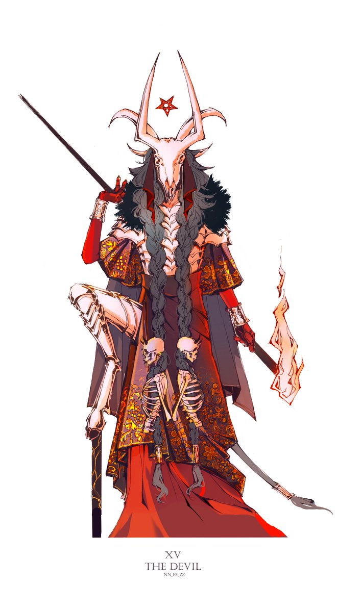 「The Magician, The Empress, The Devil 」|NEZのイラスト
