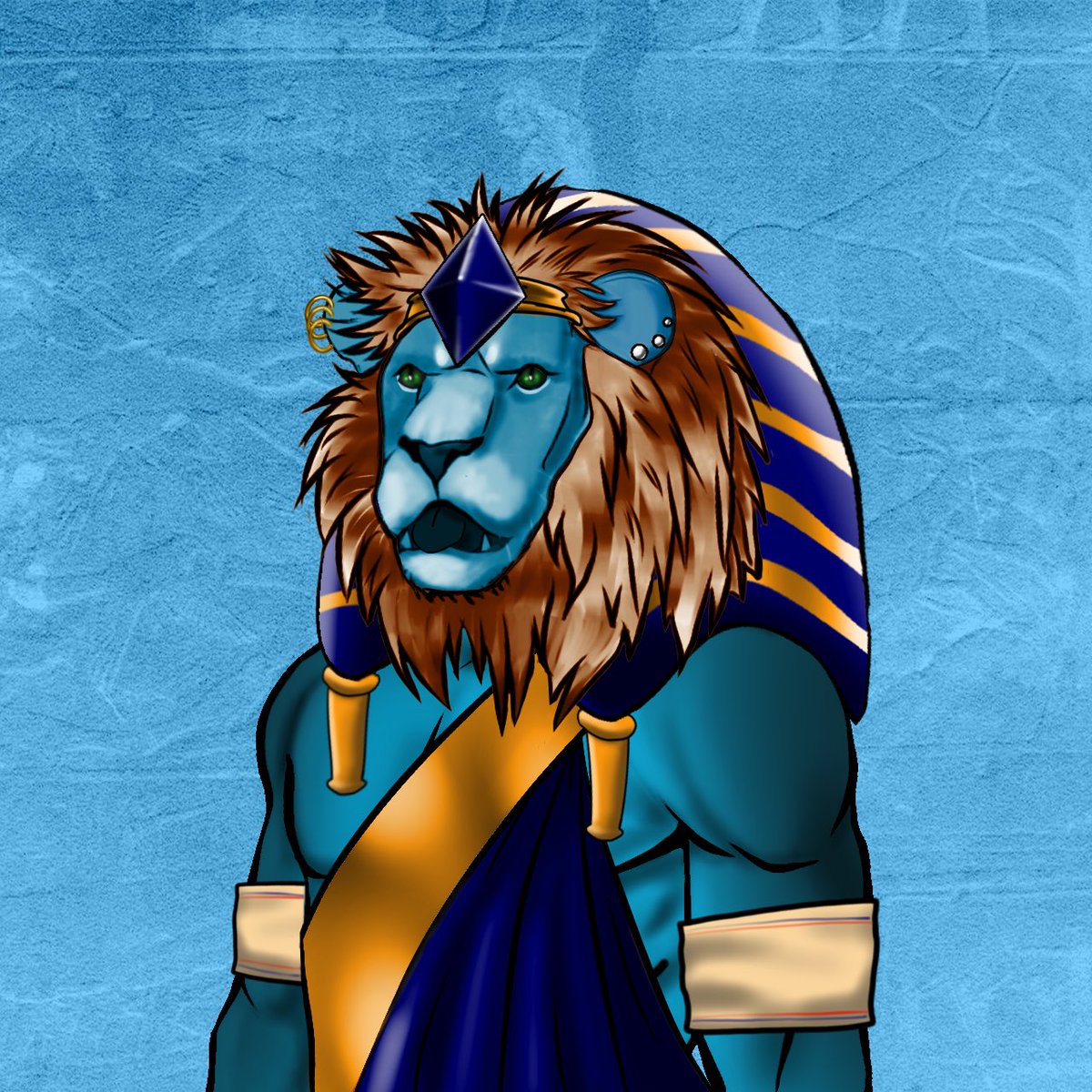GodsofEgyptFUT's tweet photo. Take a peak at some of our insane NFT art!👀🔥 

🦁
🐱
🐶
🐦 https://t.co/CnddPFCAdN