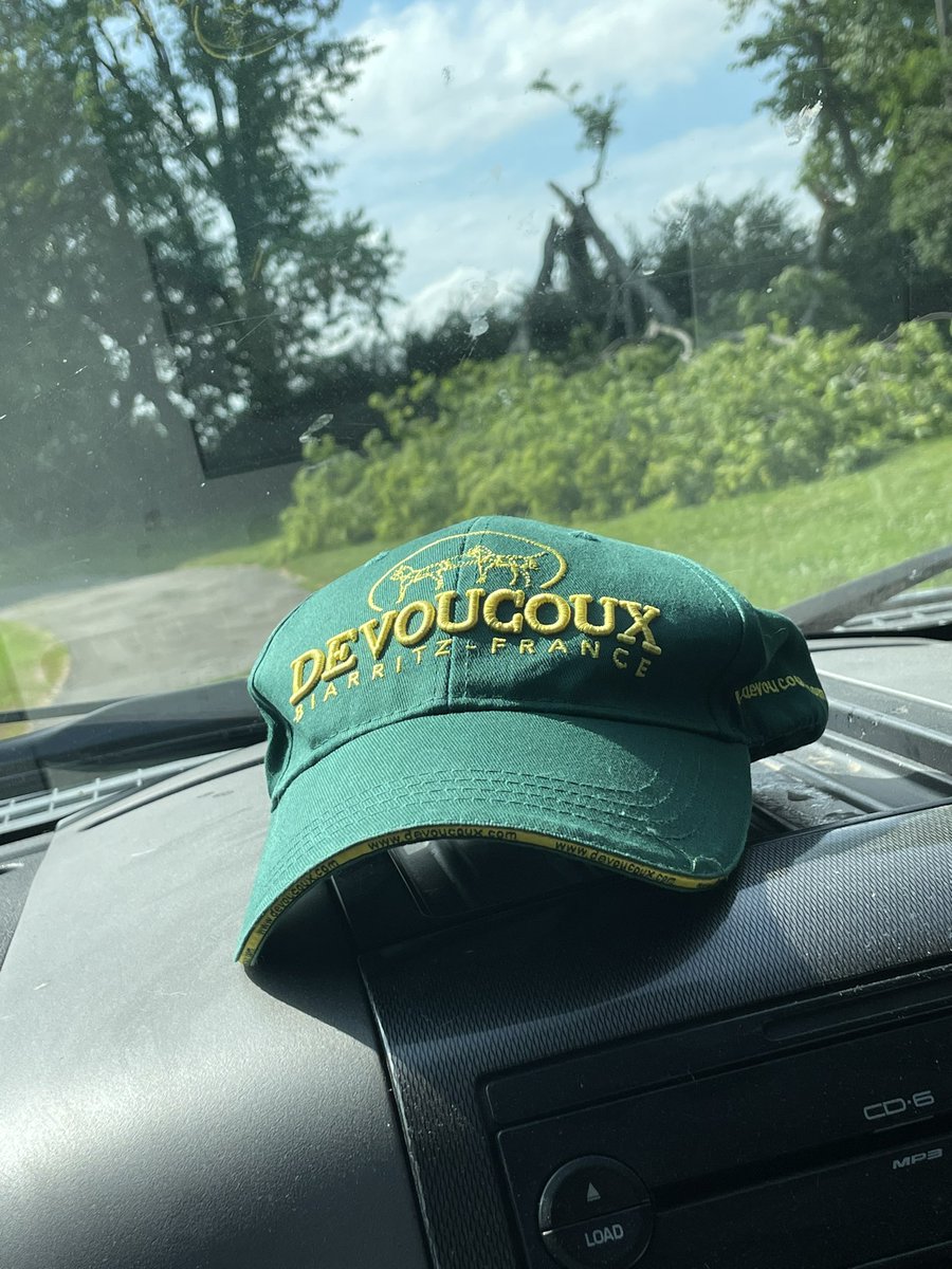 westery1's tweet photo. Let’s go… removing downed trees or going riding on the big grey beast? I guess only one of us knows that answer. #devoucoux #kentucky #threedayeventing #irishsporthorse or #chainsaw #likethatsaquestion. https://t.co/BYhkmy89Iu