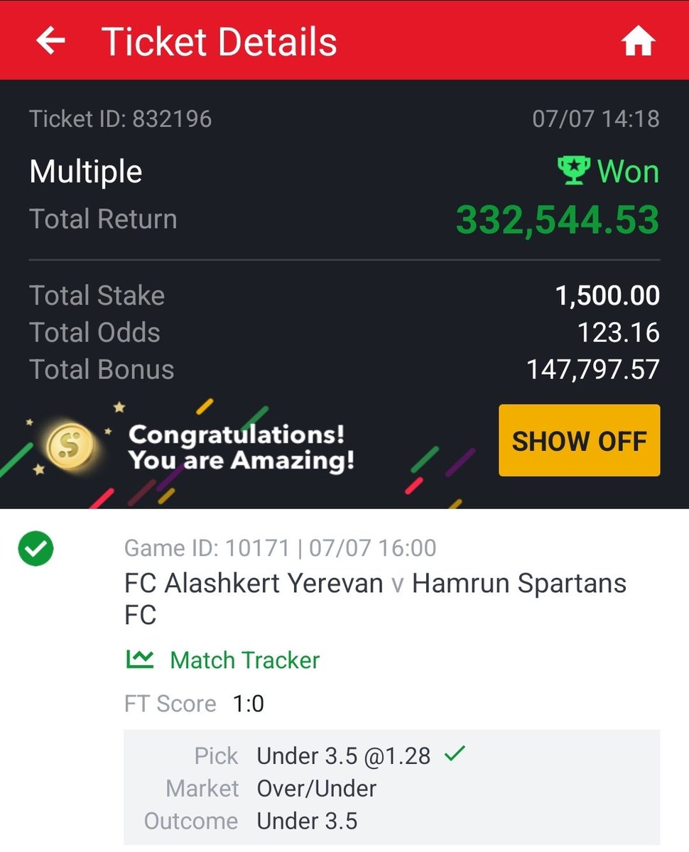 Edited_GCFR's tweet image. 123 odds landed successfully 💥💥🤑🤑🤑🤑💥 THANK YOU LORD.
JULY COMING SWEET