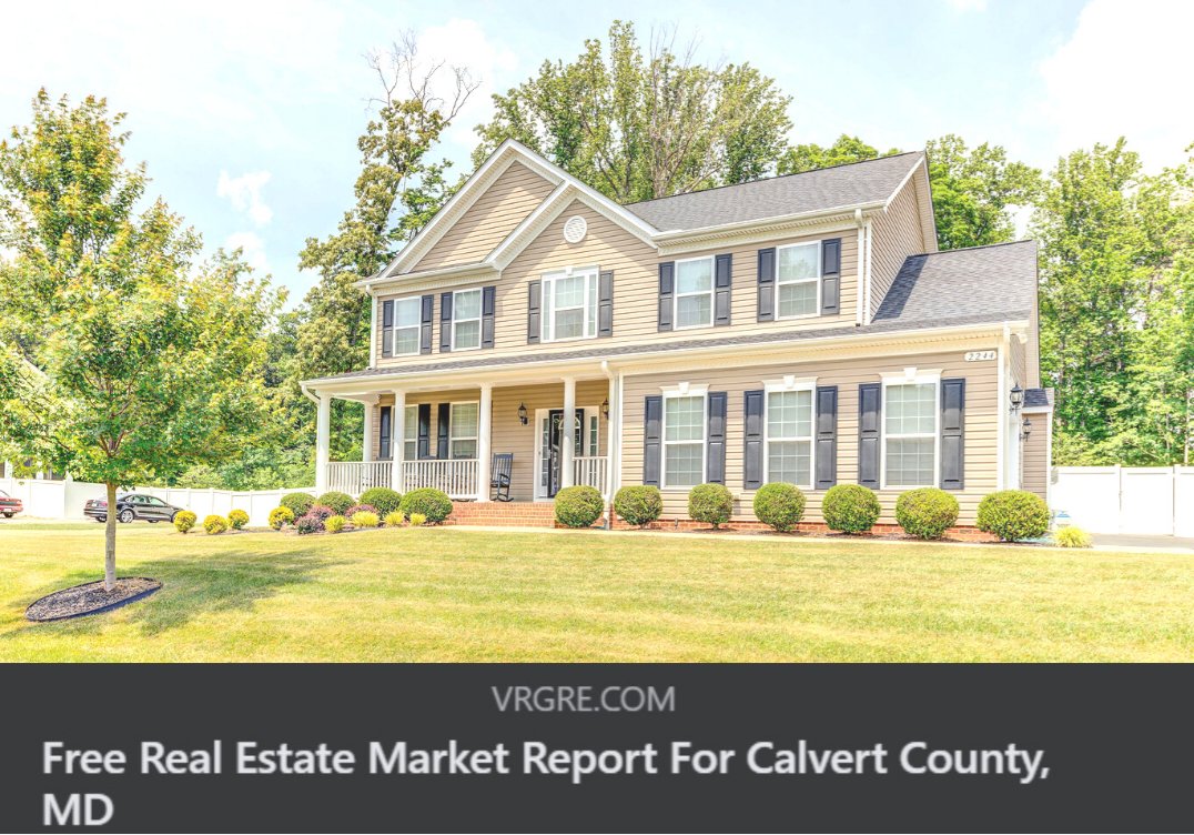 🚨 Calvert County Market Watch 🚨
Ready to Make Your Move? Get Your Free Market Report Below and Contact Us Today!
More: myre.io/0D1Uqox8Glfg

VR Group
eXp Realty
📲 443.968.2671
☎️ 888.860.7369
💻 vrgre.com
⌨ vrgrouprealestate@vrgre.com
#VRG #eXp #CalvertCounty