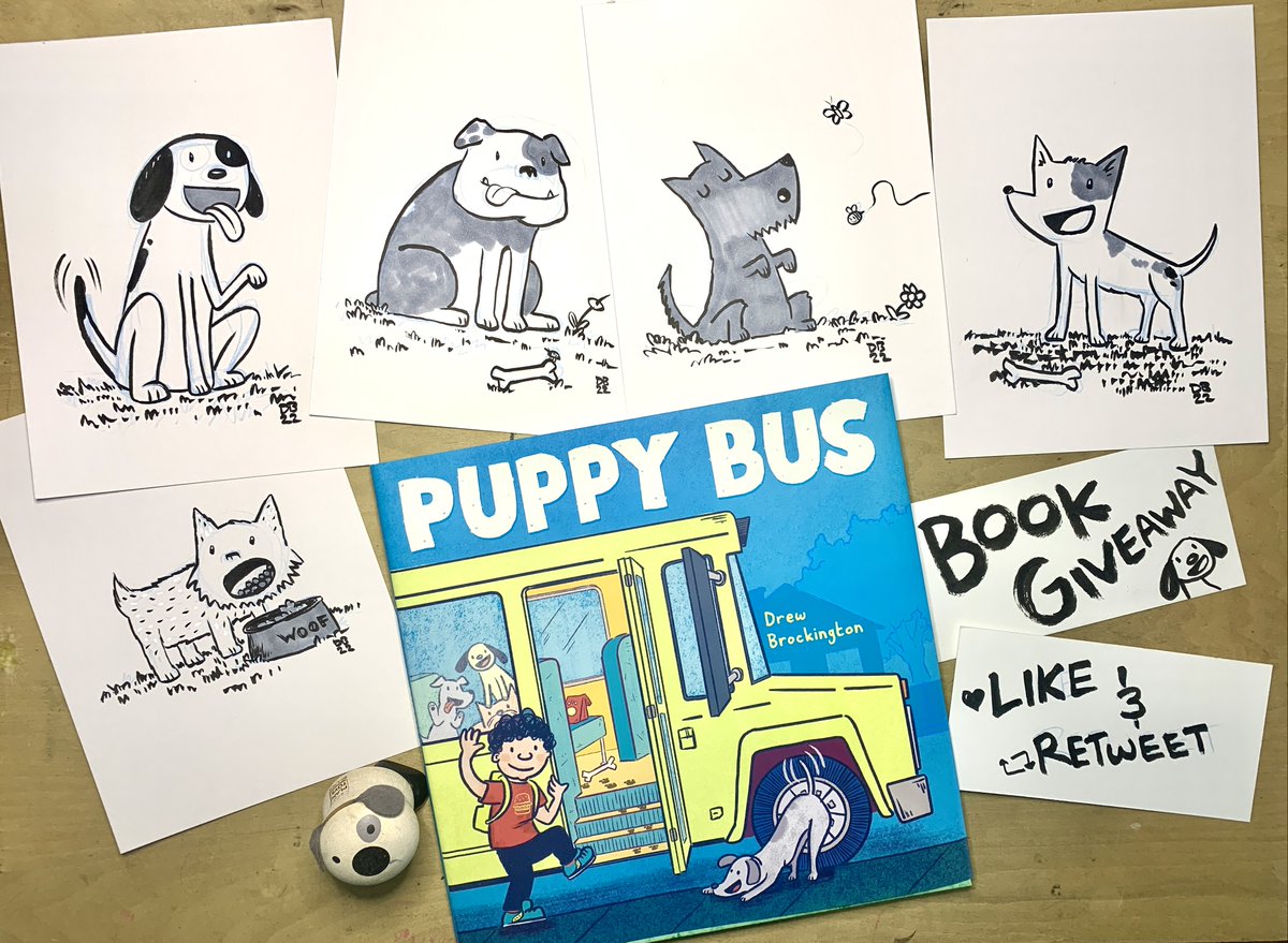 Drew Brockington!!! (@thebrockart) on Twitter photo PUPPY BUS arrives 07/12 through <a href="/abramskids/">ABRAMS Kids</a> !!!!
Let's celebrate with a GIVE AWAY! Five winners will receive a signed book and a random puppy drawing.
Just LIKE and RETWEET for your chance to win.
Winners will be DM'd on 7/12.
#PUPPYBUS PUPPY BUS arrives 07/12 through <a href="/abramskids/">ABRAMS Kids</a> !!!!
Let's celebrate with a GIVE AWAY! Five winners will receive a signed book and a random puppy drawing.
Just LIKE and RETWEET for your chance to win.
Winners will be DM'd on 7/12.
#PUPPYBUS