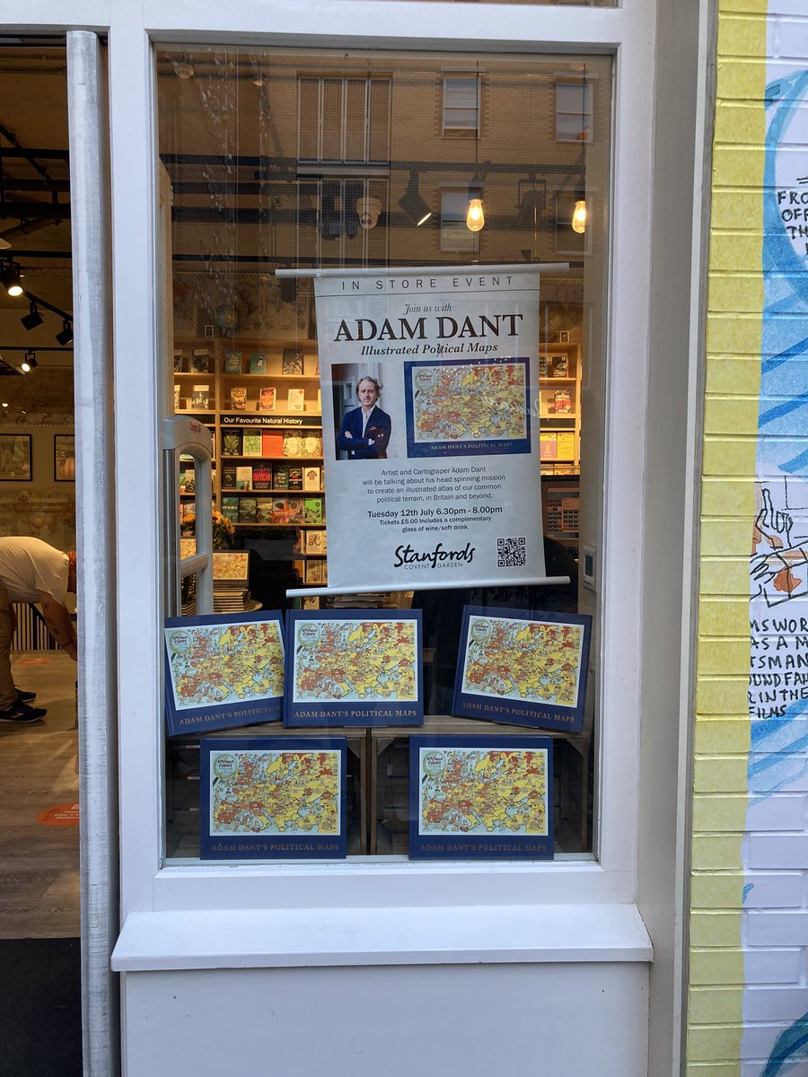 BatsfordBooks's tweet photo. What a day to be launching #AdamDant’s #PoliticalMaps! @StanfordsTravel @TAGFineArts #politics https://t.co/0OGbScsTmF