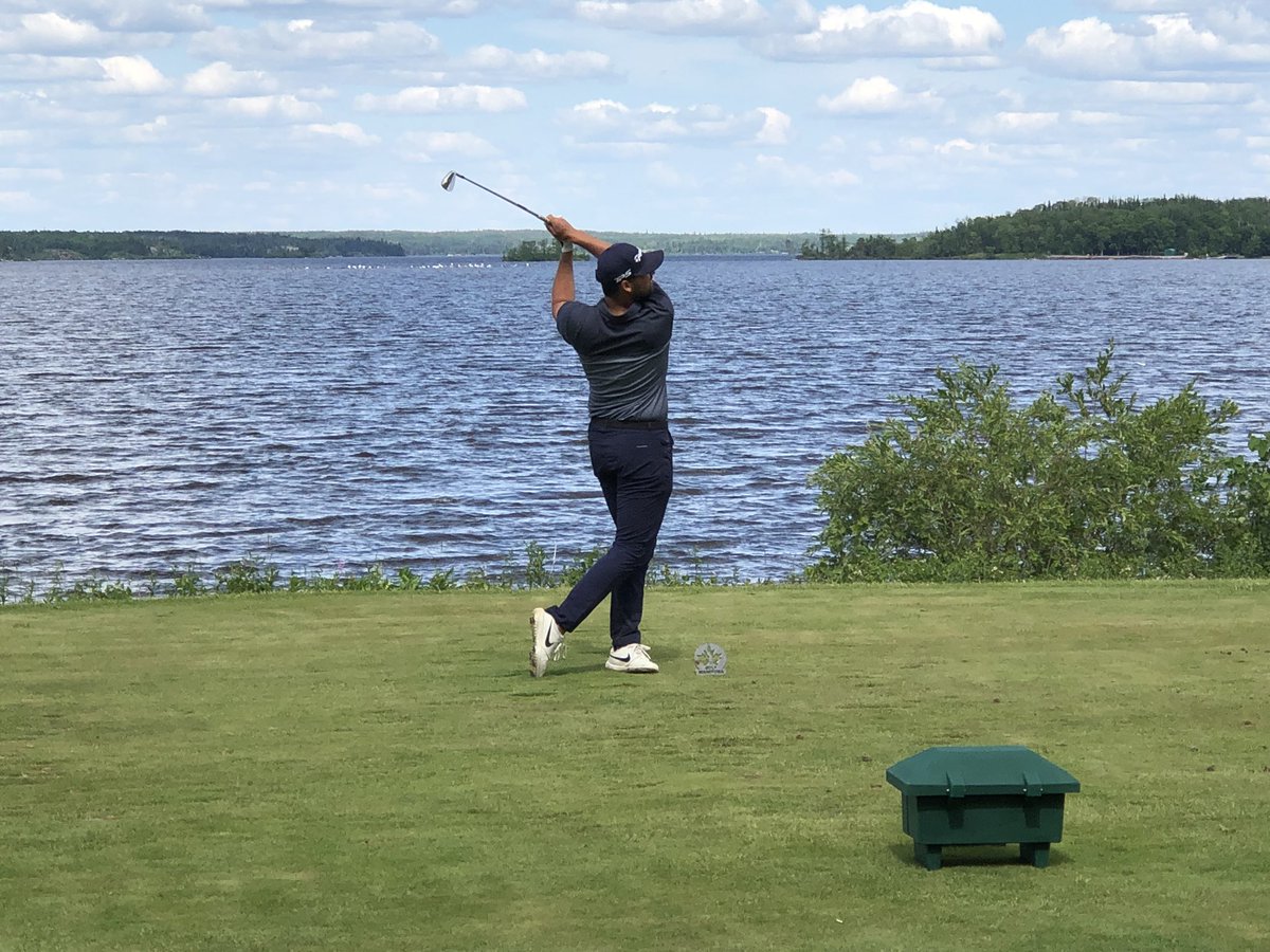 golf_manitoba's tweet photo. Ryan Sholdice @breezybend shoots a 2 under 70 at Granite Hills Golf Club and is the first player with a round  under par at the Diamond Athletic Men’s Mid-Amateur Championship.

@MBBlueCross @adidasCA @TaylorMadeCA https://t.co/93zwVlE9oj