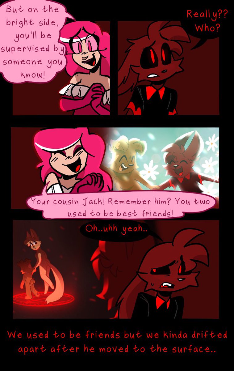 tally885's tweet image. End of chapter 1 😌
 
(Pgs 21-24)

Thank you to @HazyUncertainty for coloring these!
#zoophobia #jackzoophobia #Damianzoophobia #tentadora